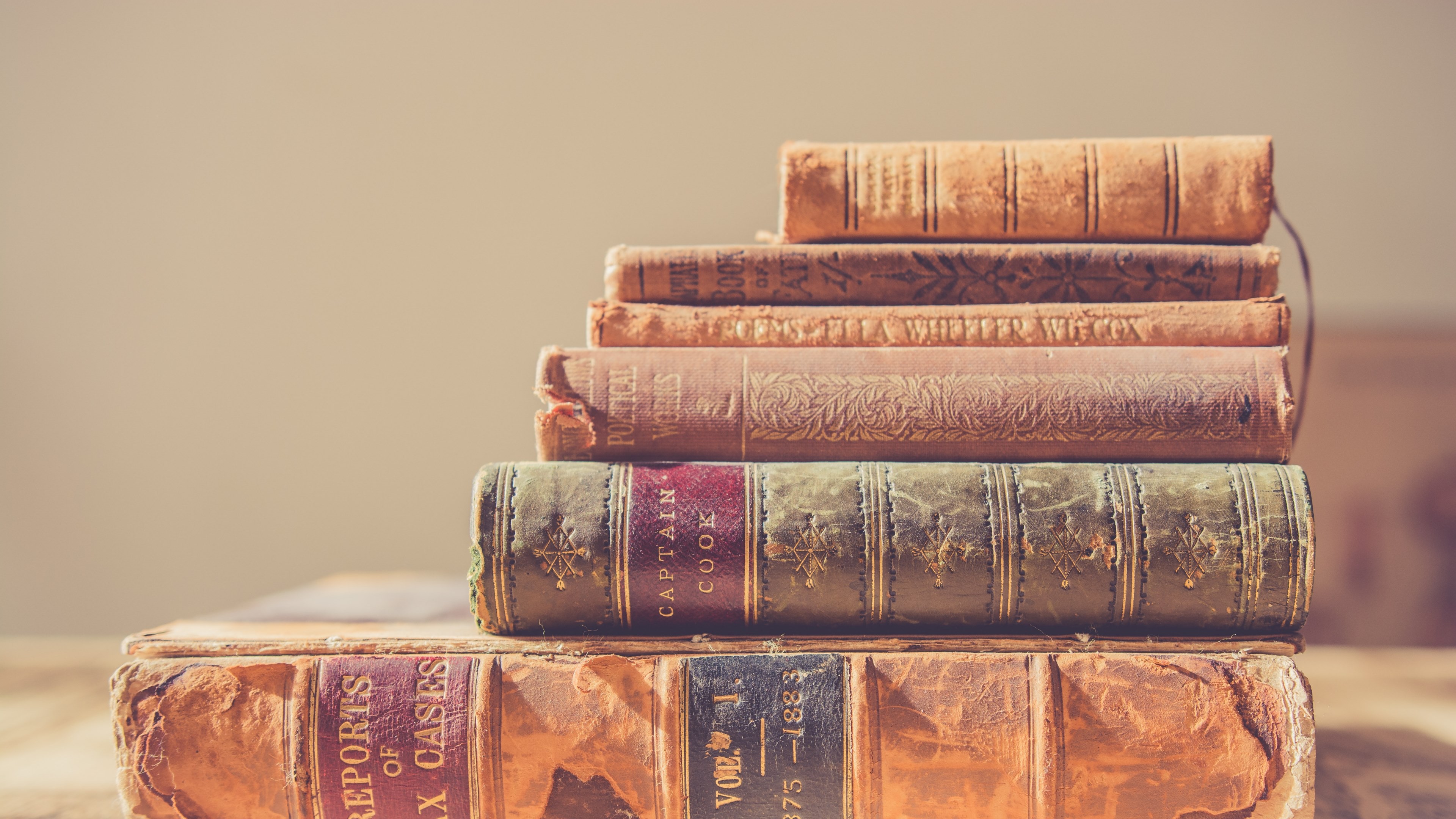 Stacked Books