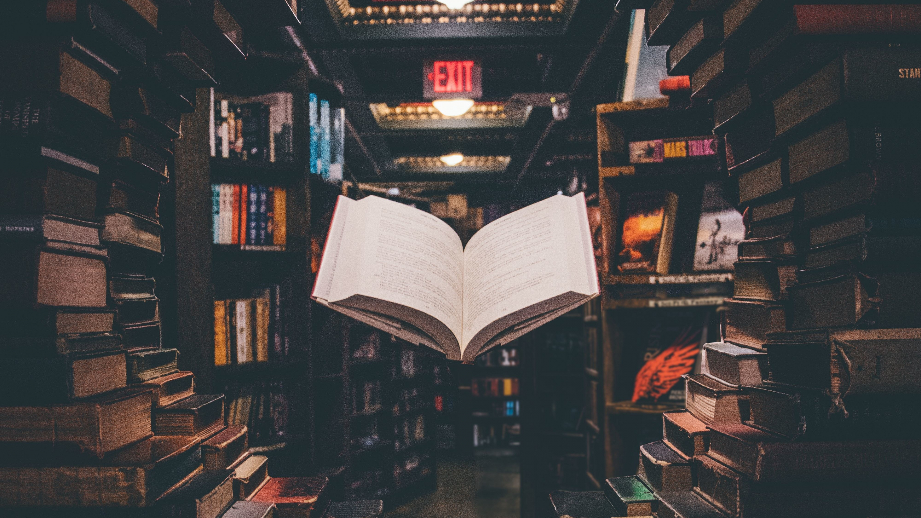 Floating Book